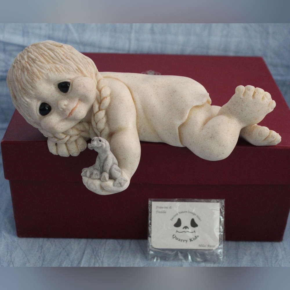 Quarry Kids 'Miles Away' Figurine by Second Nature Design